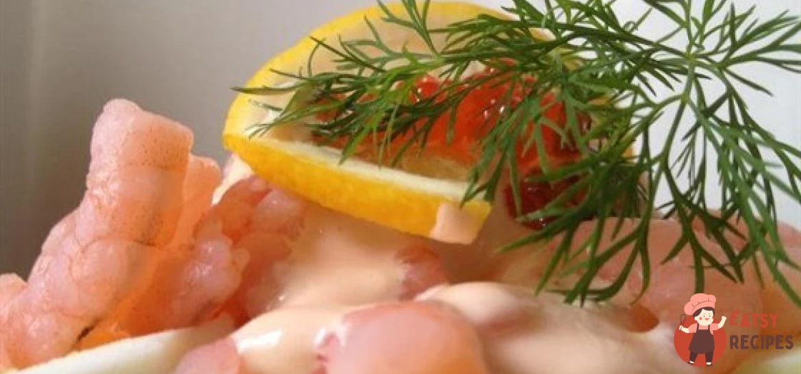Датський відкритий сендвіч (smørrebrød) з креветками