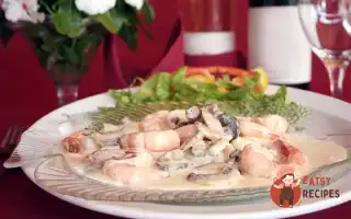 Креветки З Текілою, Вершками Та Зеленою Цибулею