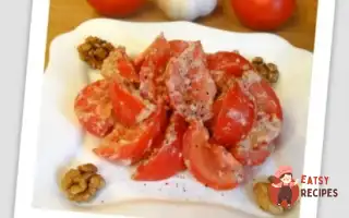 Салат З Помідорами Та Горіхами.