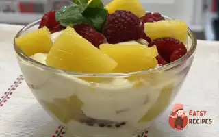Парфе З Ананасом Та Малиною