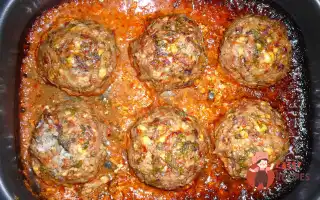 Їжачки З Рубаного М'яСа Та Рису З Яєчною Начинкою