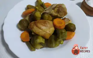 Курячі Гомілки В Рукаві З Овочами