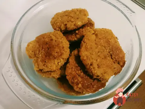 Котлети з нуту з морквою