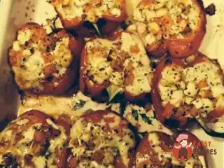 Болгарські перці, запечені із сиром