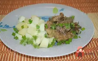 Курячі Шлунки Тушковані