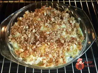 Запіканка з цвітної капусти та броколі