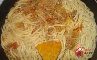 Макарони З Фаршем Та Томатним Соком