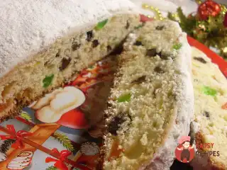 Різдвяний сирний штоллен