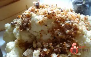 Парова Цвітна Капуста Із Сухариками