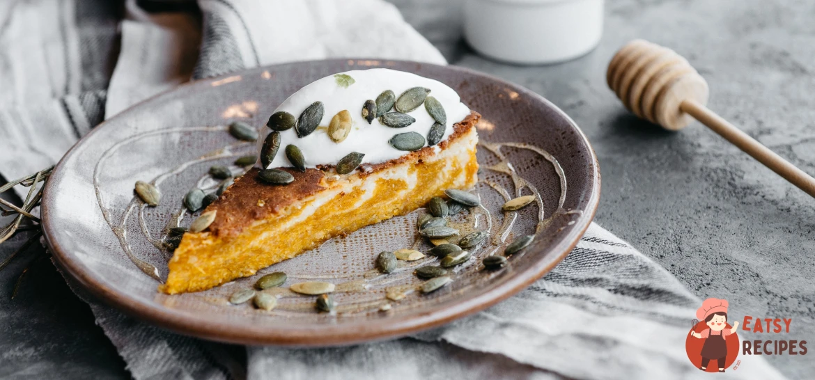 Гарбузовий пиріг з сиром та яблуками