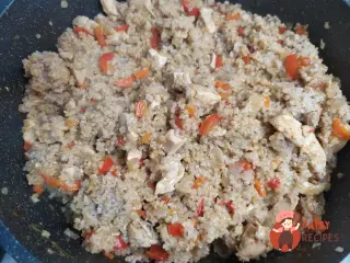 Крок 11: Пшенична каша з куркою