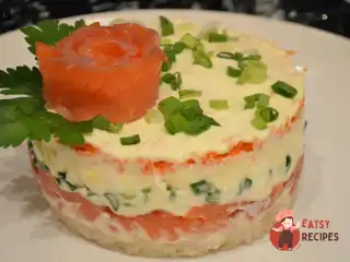 Салат з картоплею та рибою