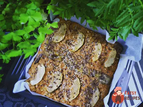 Морквяний пиріг на кефірі