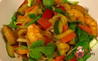 Рисова Локшина З Креветками