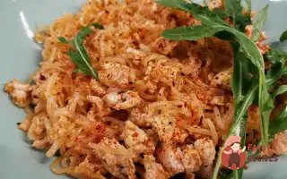 Кето-Макарони По-Флотськи З Куркою