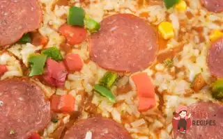 Піца Збірна З Оселедцем, Копченою Ковбаскою Та Грибами