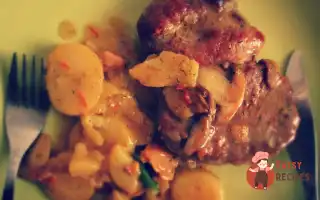 М'яСо У Вершковому Соусі З Овочами.