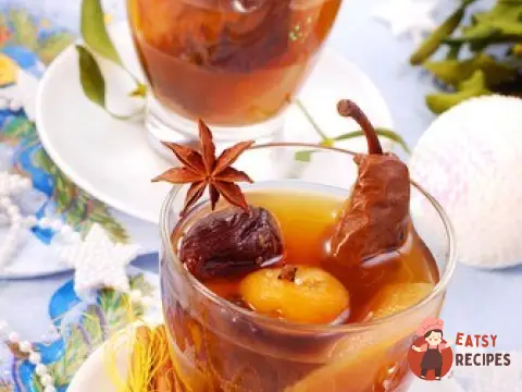 Різдвяний фруктовий компот з грушами