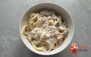 Макарони На Сковороді З Шинкою У Вершковому Соусі
