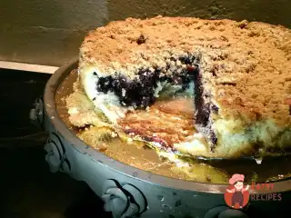 Чорничний пиріг-штрейзель