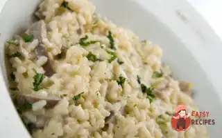 Різотто З Білими Грибами Та Петрушкою