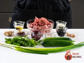 Крок 1: Корейський салат із фаршем