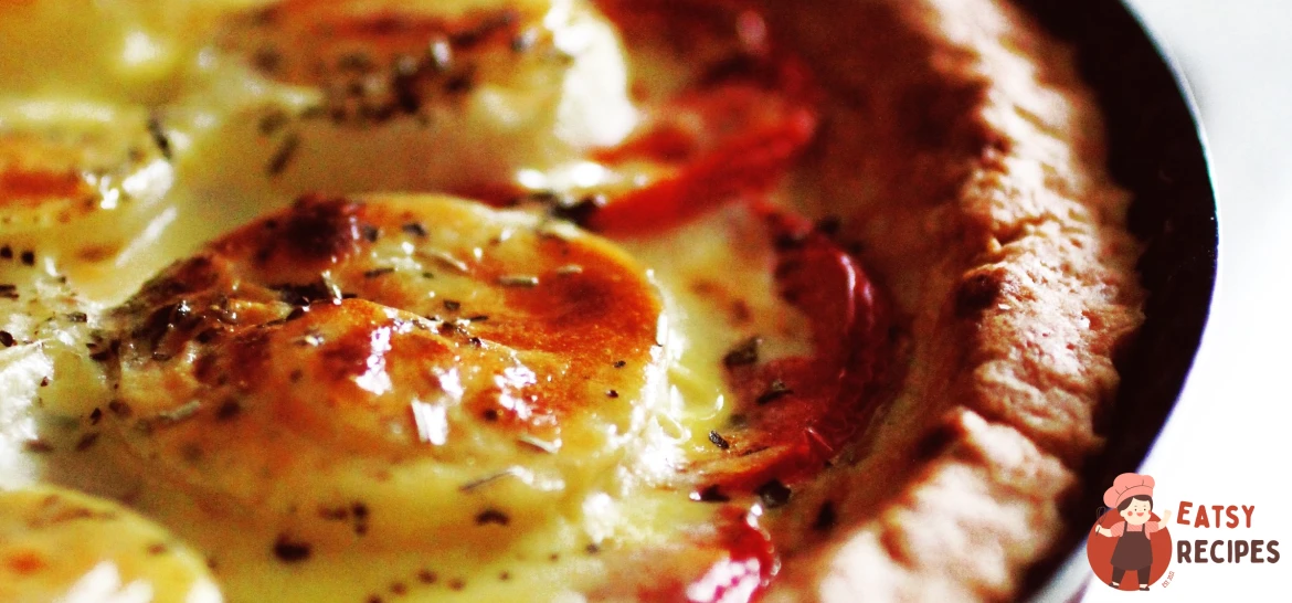 Тарт з томатами та цибулею