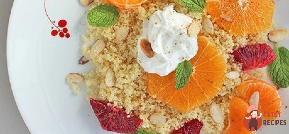 Східний сніданок з кускусу та цитрусів