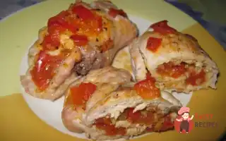 Курячі Рулетики З Овочами