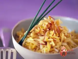 Рис з морквою, лимоном та м'ятою