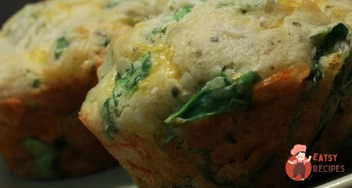 Маффіни зі шпинату з пармезаном