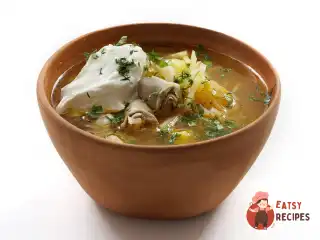 Щи з курячими серцями