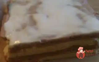 Торт «Смітанник» Смугастий