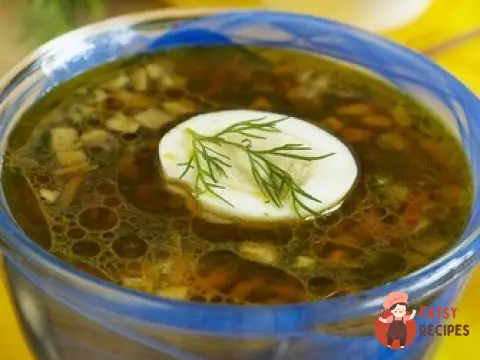 Легкі щі з кропивою