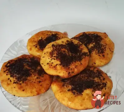 Сирці з бананом у духовці
