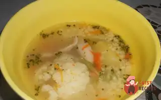 Курячий Суп З Капустою Та Пшоном