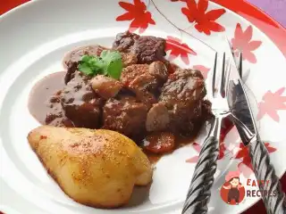 Беф бургіньйон з шоколадом