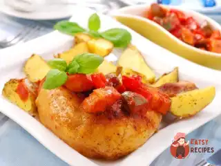 Курка з томатами по-кавказьки