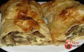 Грибний Рулет Із Лаваша