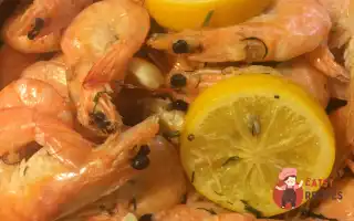 Креветки Варені З Лимоном Та Кропом
