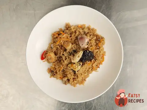 Плов із морепродуктами