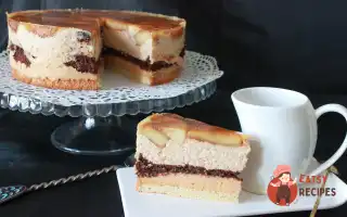Бісквітний Торт Із Карамелізованими Яблуками