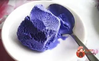Фіолетове Сирне Морозиво