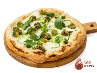 Домашня піца з броколі та песто