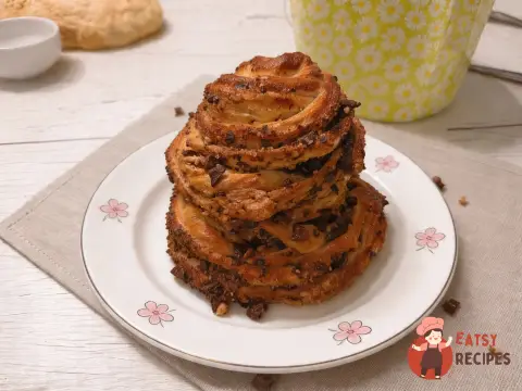 Краффін із шоколадом і горіхами