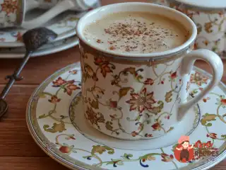 Кава з халвою