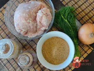 Крок 1: Курячі купати з цибулею