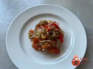 Салат із печених овочів