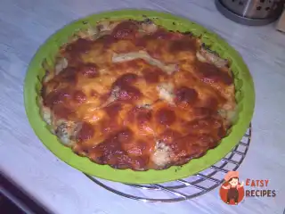 Запіканка із савойської капусти з трьома видами сиру