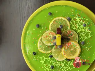 Торт желейний з печивом без випічки